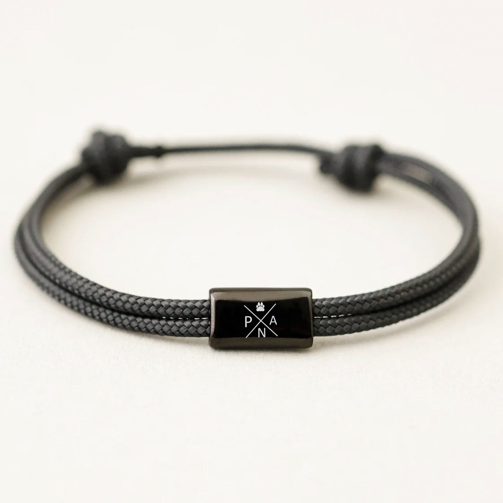 men's engraved nylon bracelet