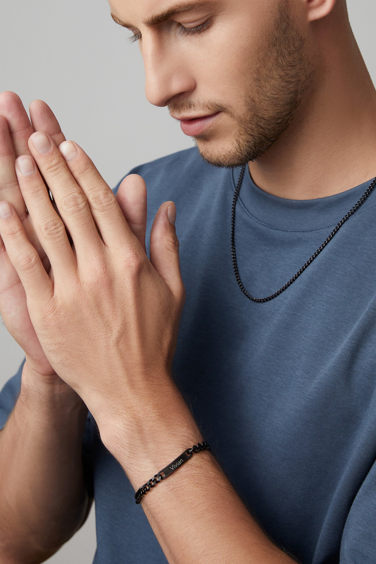 Personalized men's bracelet