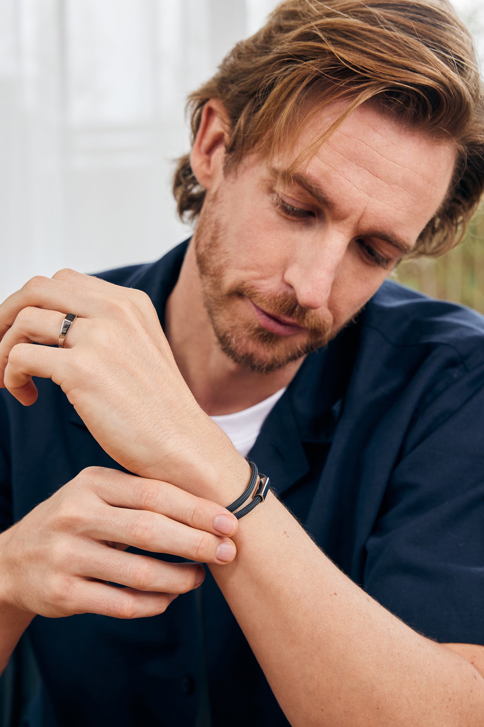 surfer bracelet with magnetic clasp