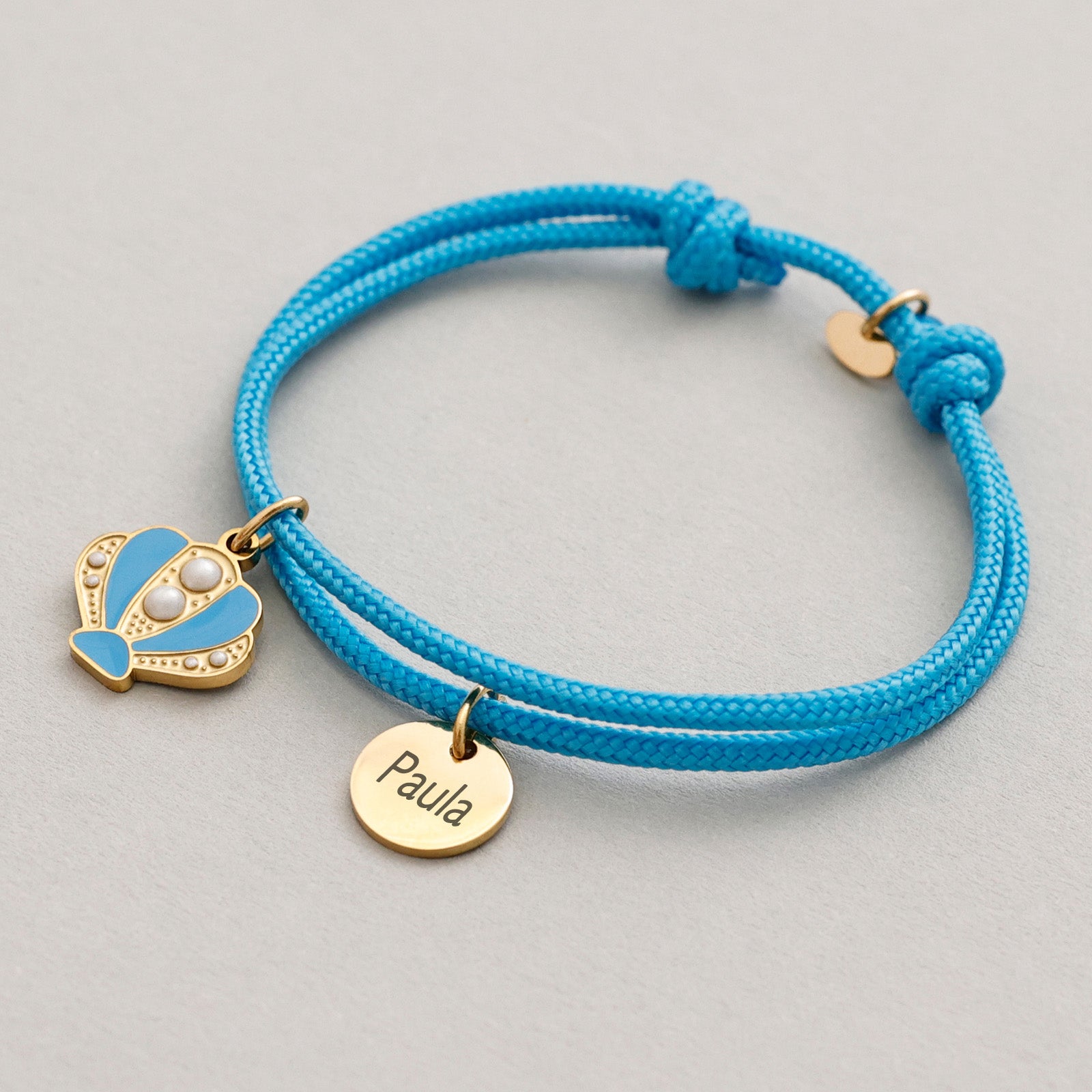 Personalisierte Prinzessin Armband - Disney Fans - Geburtstagsgeschenk mit Gravur - Schmuck für kleine Mädchen - Segeltau Armband - AE013 - VIVIANNASCHMUCK