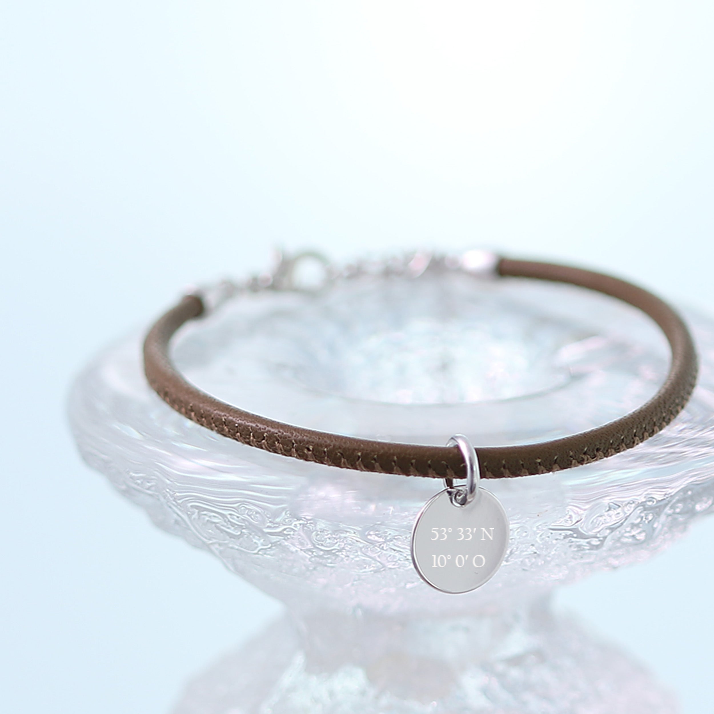 Personalisiertes Armband aus Nappaleder - VIVIANNASCHMUCK