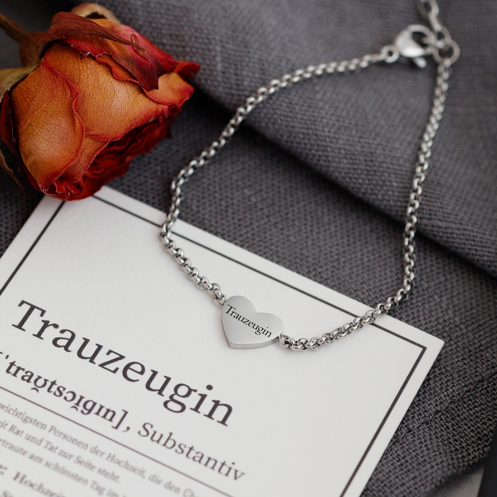 Personalisiertes Trauzeugin Armband - Trauzeugin Geschenk - VIVIANNASCHMUCK