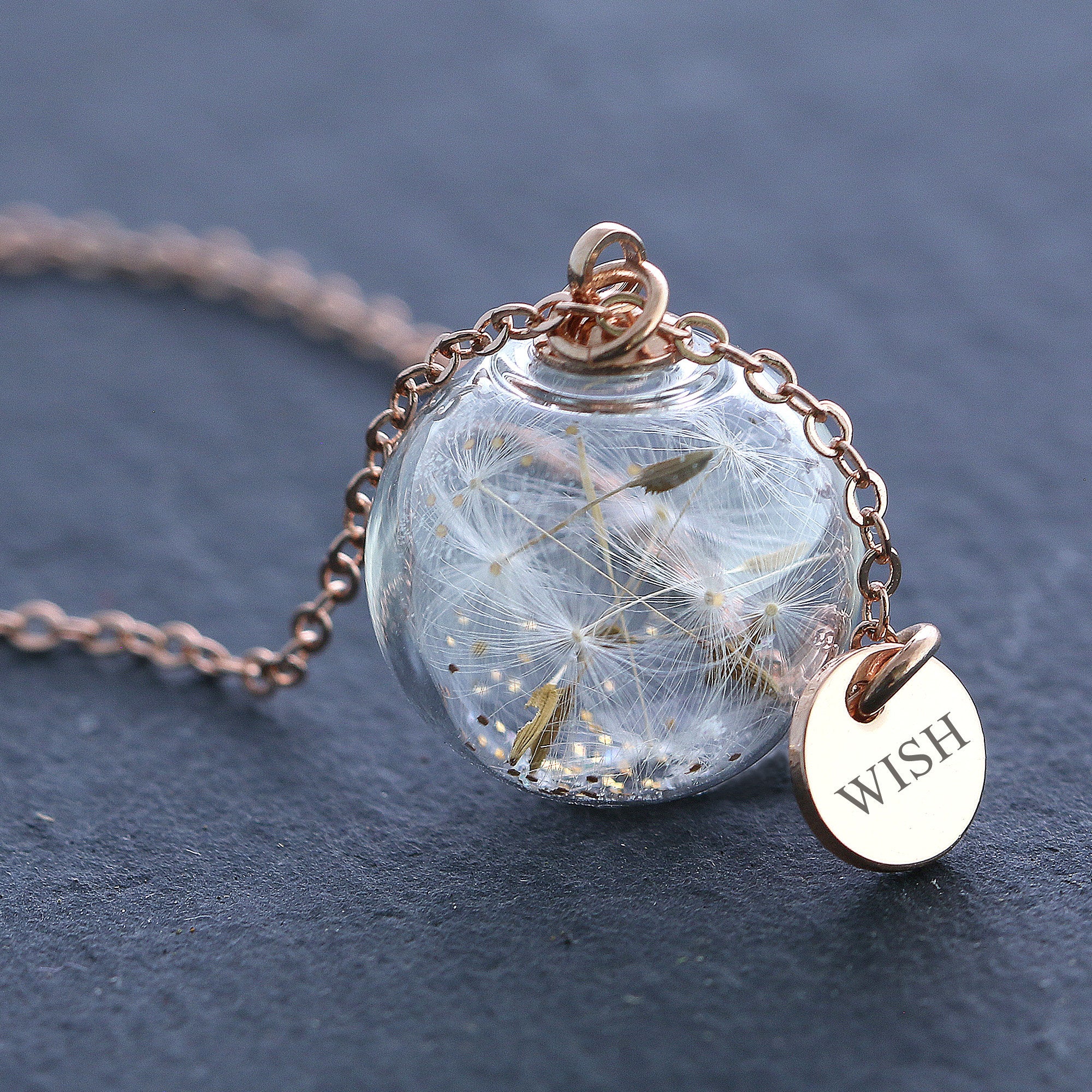 Personalisiert Pusteblume Kette - VIVIANNASCHMUCK